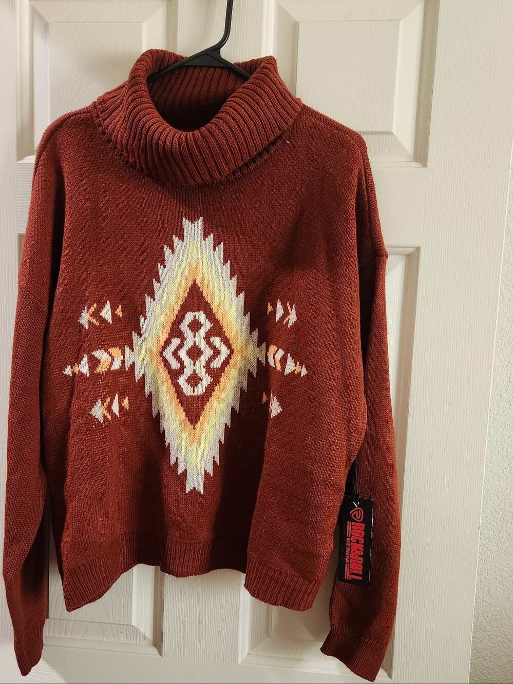 NWT Southwestern Turtleneck Sweater